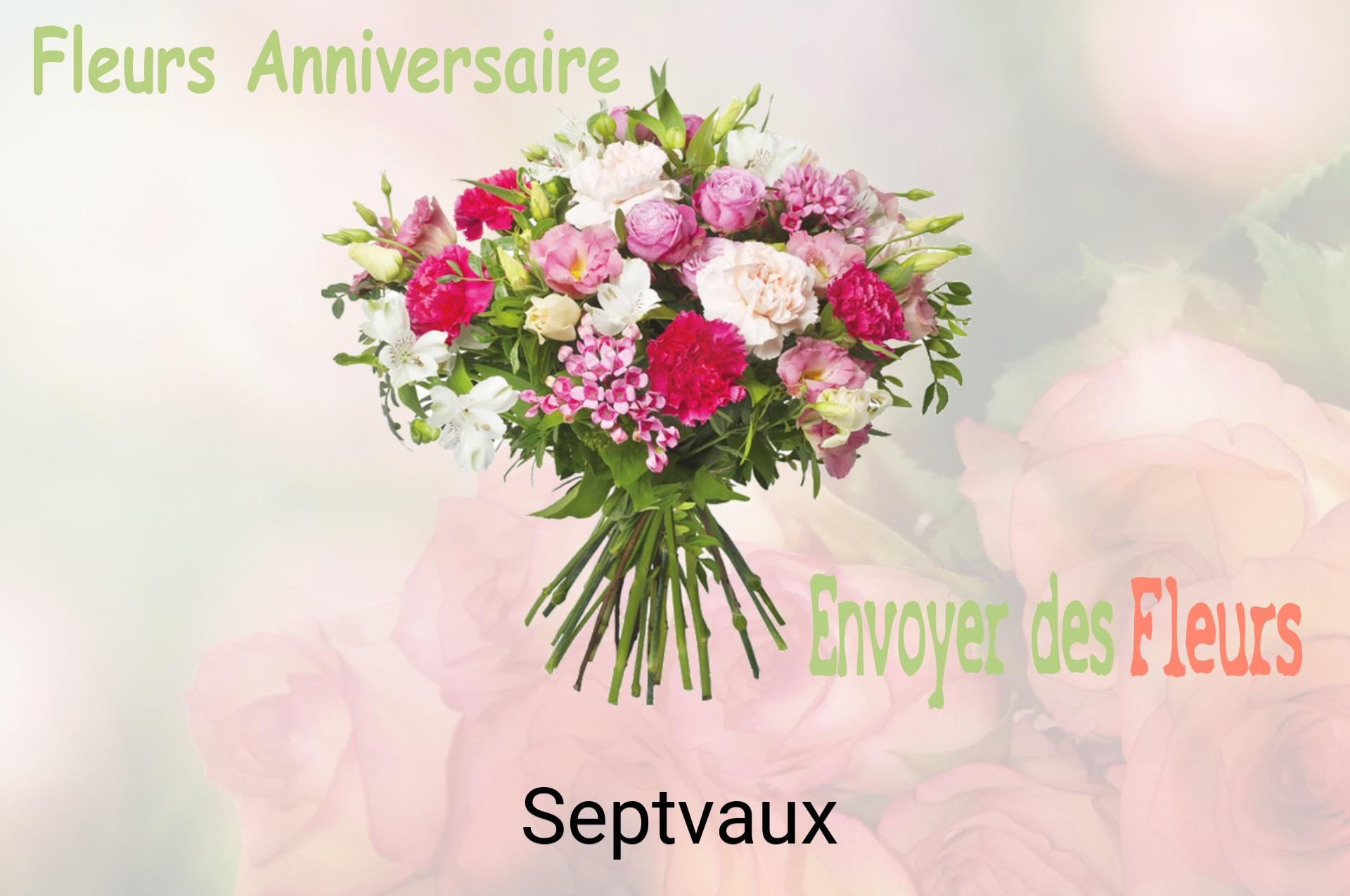 Bouquet de fleurs d’anniversaire livré à Septvaux
